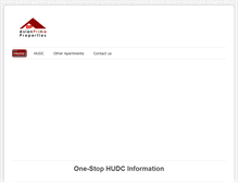 Tablet Screenshot of hudcsingapore.com